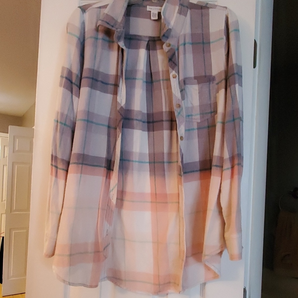 Ambre flannel button up